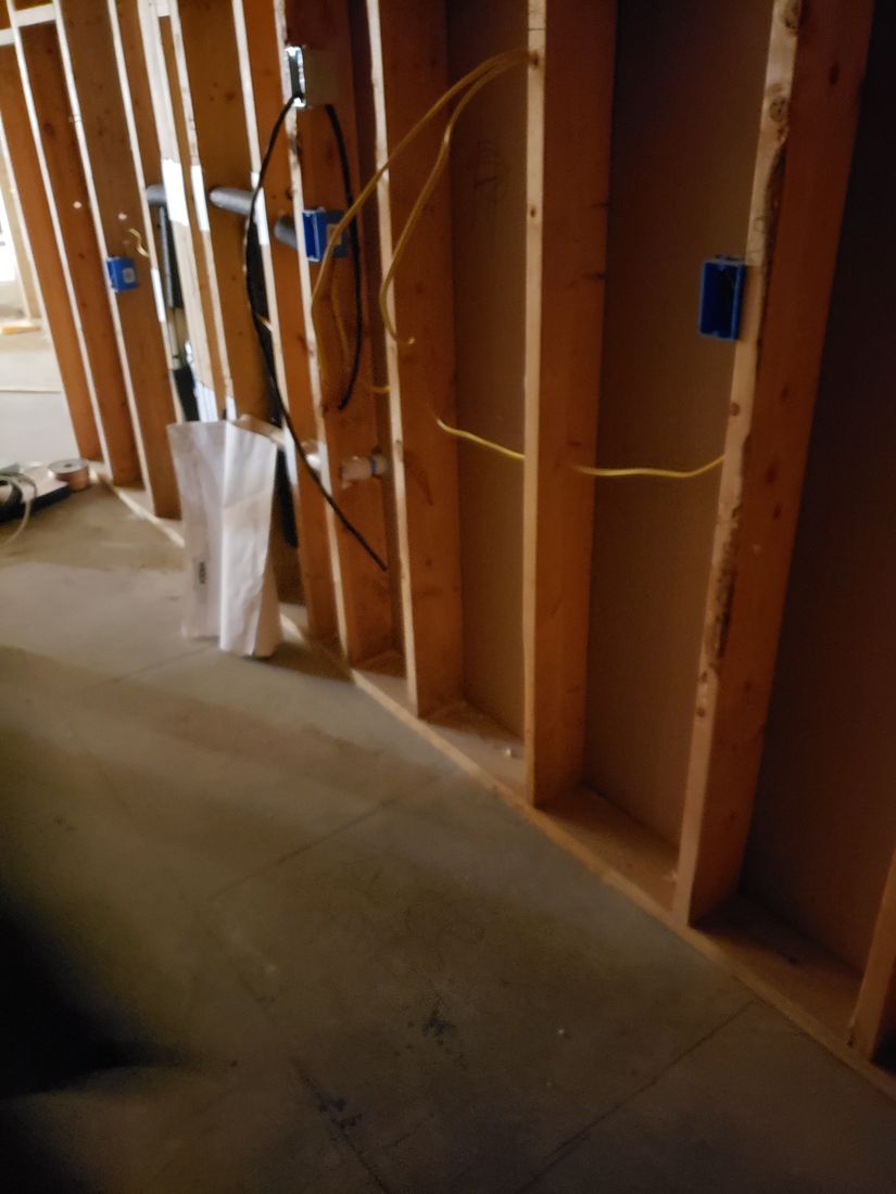 Stage 6 Interior Stud Framing and Electrical Rough-In