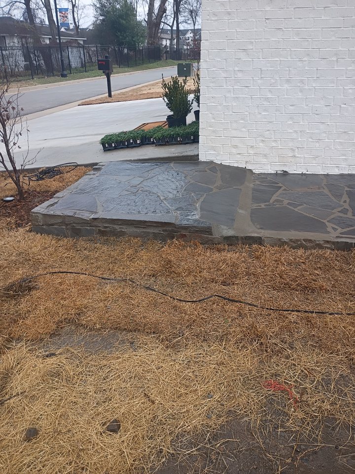 Stage 12 Custom Outdoor Pool Spa Plumbing and Natural Flagstone Masonry